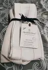 14"X 72" Linen 60% 40% Cotton Stripe Table Runner White/Cream Hearth & Hand