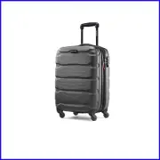 Lightweight 20-Inch Hardside Spinner Luggage with Side-Mounted TSA Locks – Black
