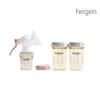 在飛比找momo購物網優惠-【hegen】手動擠乳萬用組(手動擠奶器+萬用瓶240ml雙