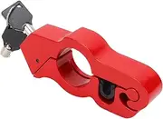 Anti Theft Grip Lock, Aluminum Alloy Weatherproof Motorcycle Handlebar Lock Antirust for Scooter for Dirt Bike for ATV