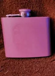 5oz Pink Stainless Steel Flask