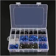 Motorcycle Fairing Bolt Kit 202PCS Fairing Bolts Kit Bodywork Fasteners Screws Nut for for F800 for F800GS for F800GS GSA for Adventure(Blue)