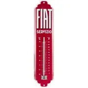 Fiat Service Thermometer Nostalgic Art - Metal Tin - Licensed