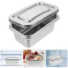 Refrigerator Food Storage Bin Freezer Food Storage Bin Stackable Dish Container