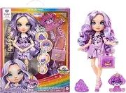 Rainbow High Violet (Purple) with Slime Kit & Pet - Purple 11” Shimmer Doll with DIY Sparkle Slime, Magical Yeti Pet and Fashion Accessories, Kids Gift 4-12 Years
