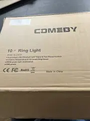 10" LED Selfie Ring Light with Tripod Phone Holder Stand For Makeup Live Stream