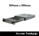 800 x 800 Aluminium Ute Tray Toolbox Under Tray Trundle Sliding Drawer