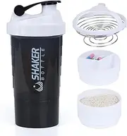 XTKS Protein Shaker, Protein Shaker Bottle with Mixer, Leak-proof Drinking Bottle for Protein Shakes, Portable Shaker Protein Shake with Storage