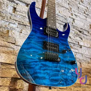 現貨可分期 贈終身保固 Ibanez GRG120 QASP 電 吉他 Gio 藍色 雲狀 雙線圈 小搖座 搖滾