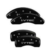 2011-2016 Honda CR-Z Black Caliper Covers with i-Vtec Logo (for: Honda)
