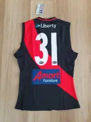 Essendon Bombers Player Issue Home AFL Jersey Guernsey Jumper #31 Z Reid Large