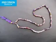 Amethyst Prayer Beads Jap Mala Japamala Gemstone Crystal Meditation