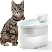 Cat Fountain Cordless Battery Operated Cat Drinking Fountain Automatic Water Fountain For Cats Ultra Quiet Cat Fountain For Cats And Small Dogs