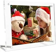 AIFUSI Picture Frame, Clear Acrylic Photo Frame 8.5X11 4A Letter Size Decorative Poster Frame Desktop Tabletop Display