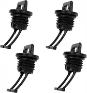 4Pcs Nylon M19 Tapered Boat Drain Plug Replacement Part for Kayak and Marine, 19mm Screw Bung Drain Hole Plug Receiver Kayak Thread Bungs Canoe Drain Holes Canoe Scupper Plug