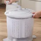 Hand Operated Washer Hand Powered Washer for Camping Counter Top Underwear
