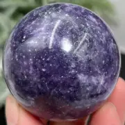 Lepidolite Purple Mica Sphere Crystal Ball 200g 51mm