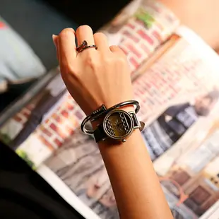 韓國時尚細帶手表女皮帶女表韓版小巧簡約學生復古潮流小表盤手表