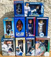 2023 Kershaw Muncy Mookie Betts Lux Will Smith Valenzuela Bobblehead Dodgers SGA