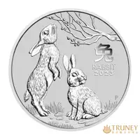在飛比找蝦皮商城優惠-【TRUNEY貴金屬】2023澳洲兔年銀幣1盎司 / 約 8