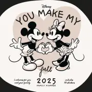 Mickey Mouse and Friends Official 2025 Family Planner Calendar - 30 x 60cm