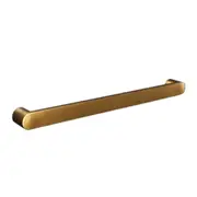 HOTWIRE Hotwire Heated Towel Rail Low Voltage - Single Flat Bar 800mm Wide - Brushed Gold