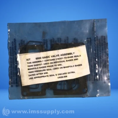 MAC Valves Inc 6500 BASIC VALVE ASSEMBLY FNFP