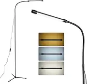 SOULONG USB Direct Charging Dimmable LED Floor Lamp with Tripod Base, Flicker- & Anti-, 3 Color Temperatures, 10 Brightness Levels