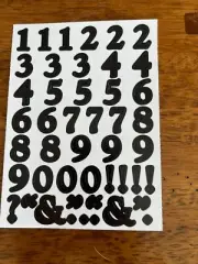Creative Memories ABC/123 Stickers - you choose