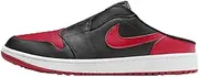 [Nike] Air Jordan Mule Golf Shoes (FJ1214-001, Black/White/Varsity Red)