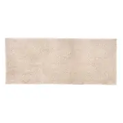 Bambury Ultra soft Microplush Bath Runner 50 x 140cm Buff Woven Raised Pile
