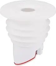 Washing Machine Drain Hose Seal, Silicone Washing Machine Sealing Plug Floor Drain Plug Sewer Pipe Seal Ring Sewer Floor Drain Cover, Prevent Smell Backflow (White, One Size)