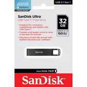 SanDisk USB 32GB Ultra Type-C Flash Drive