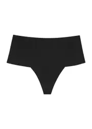Spanx Undie-Tectable Seamless Thong - Black - M M