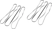 UPKOCH 6 Pcs Record Player Belt Replacement Turntable Drive Belt Cassette Machine Belt Noise Rotation Rubber Material