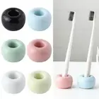 Frame Ceramic Toothbrush Holder Tooth Brush Stand Shelf Base Bathroom Organizer