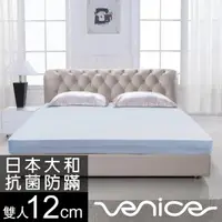 在飛比找momo購物網優惠-【Venice】日本防蹣抗菌12cm記憶床墊-雙人5尺(共2