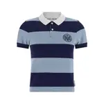 [A.p.c. X Marc Jacobs] A. p.c. X Marc Jacobs X Marc Jacobs Striped Polo Shirt L BLUE