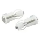 Toilet Seat Screws WC Seat Screw Kit Nut Cover Stainless Steel/plastic