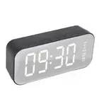 Wireless Retro Speaker Alarm Clock Mini Family Mirror Alarm Clock