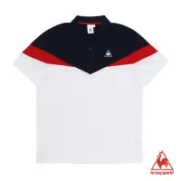 在飛比找momo購物網優惠-【LE COQ SPORTIF 公雞】短袖POLO衫 男-白