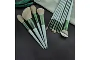 13Pcs Eye Make Up Brushes Set Green