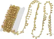 [COLLBATH] 1Pc Women Bell Waist Chain Belly Dancing Waist Decor Body Chain for Stage Performance Tassel Accessory for Costumes and Dance Outfits
