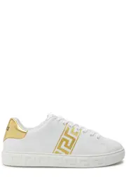 Versace Greca Leather Sneakers - White - 40 (IT40 / UK6) 40 (IT40 / UK6)