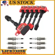6 Ignition Coil & Iridium Spark Plug For Nissan Altima Maxima Quest Murano 3.5 (for: Nissan)