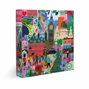 eeBoo 1000 Pc Puzzle – London Life Kids Puzzle Family Puzzle 04394