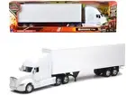 2015 Kenworth T700 Truck Dry Goods Trailer White 1/32 Diecast Model New Ray
