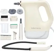 Yaskyly 1200W Handheld Steam Cleaner Portable Steam Cleaners with 450ml Water Tank Hand Held Steam Cleaner for Multi-Surface Stain Removal, 8 Accessories, Safety Lock for Carpet Floor Bathroom Windows
