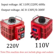 3000VA AC 0-130V/0-300V Variac Variable Voltage Regulator Metered
