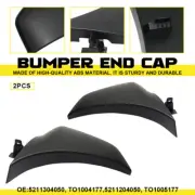 2x ABS Front Bumper End Cap Cover For 2012-2015 Toyota Tacoma Base Pre Runner